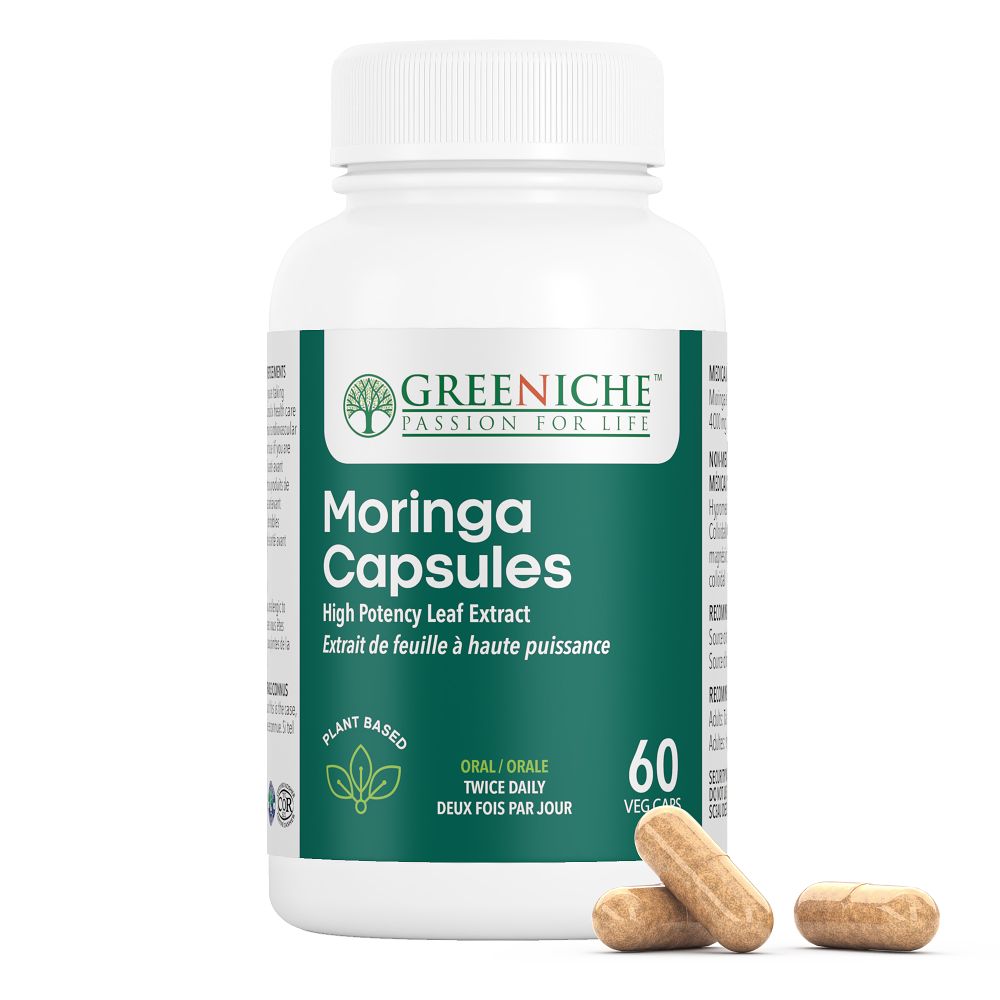 Greeniche Moringa Capsule, 60 Veggie Capsules