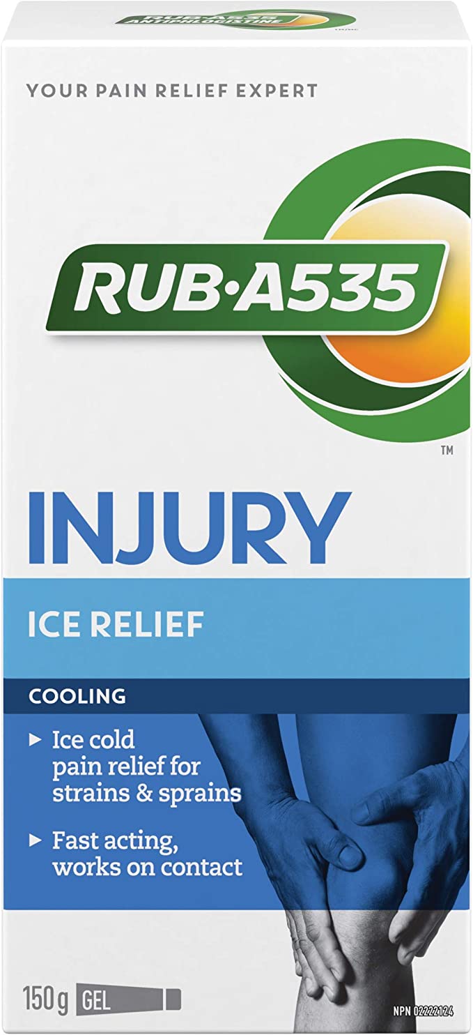 Rub A 535 Injury Ice Relief Gel, 150 g
