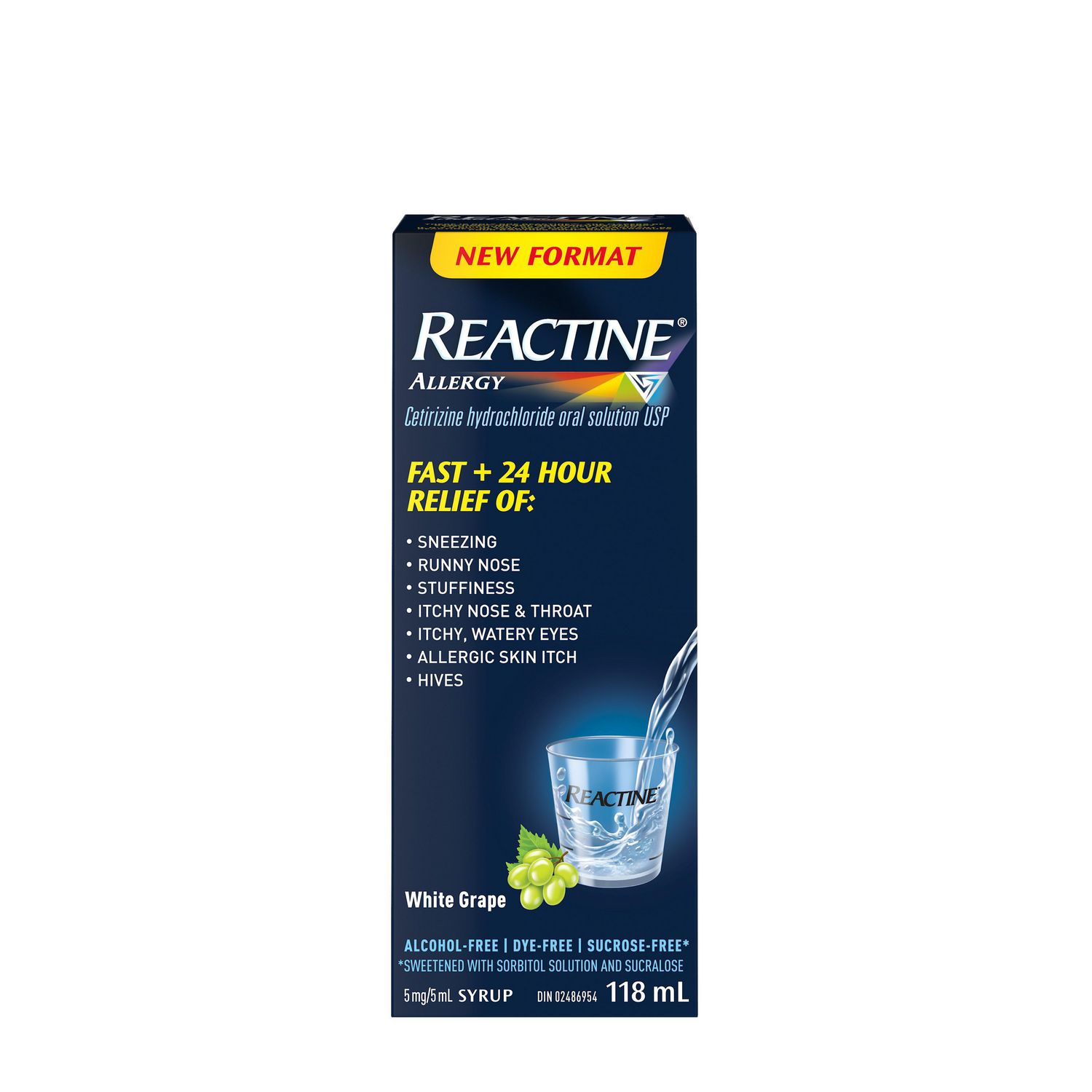 Reactine Liquid Allergy Medicine, 118 mL
