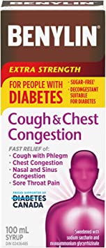 BENYLIN Extra Strength Cough and Chest Congestion Syrup, 100mL