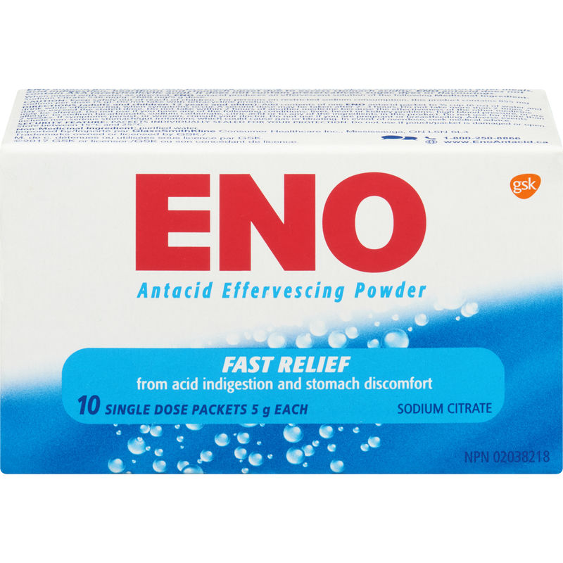 Eno Regular Antacid Powder Foil Sachets, 10 Sachets
