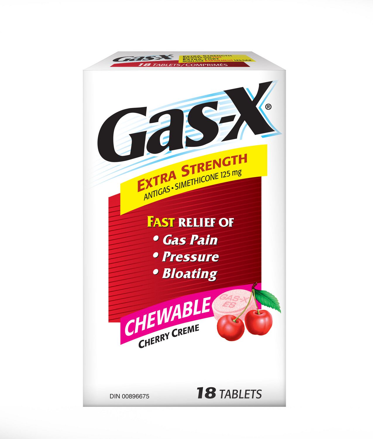 Gas-X Extra Strength Cherry,18 Chewable Tabs
