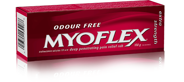 Myoflex odour free deep penetrating pain relief rub, 100 g