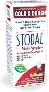Stodal multi-symptom cold and cough syrup for adults and children 1+, non-drowsy