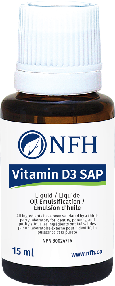 NFH Vitamin D3 SAP liquid oil emulsification 15 mL