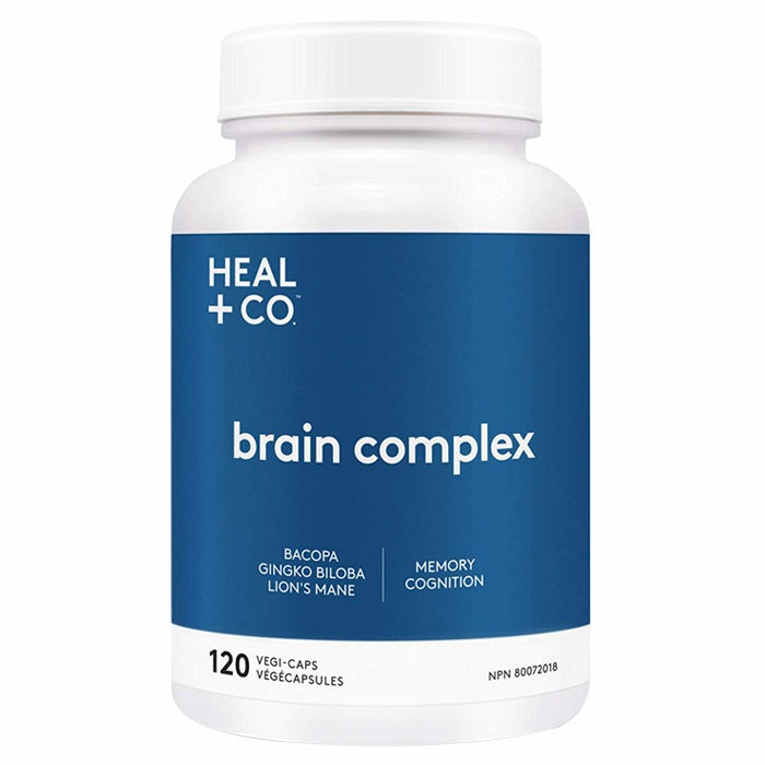 Capsules with bacopa, ginkgo biloba, and lion’s mane for memory and cognition, 120 count