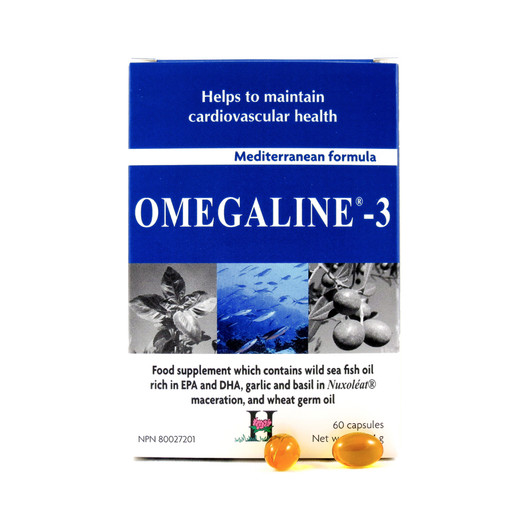Omega-3 supplement for cardiovascular health, 60 capsules