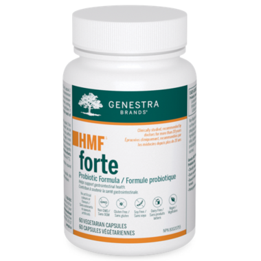 Genestra Brands HMF Forte probiotic formula 60 vegetarian capsules bottle