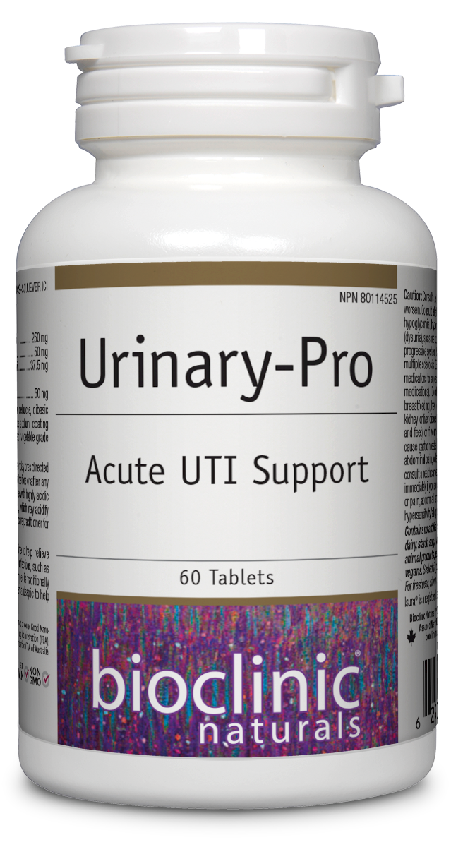 Urinary-Pro acute UTI support tablets bottle