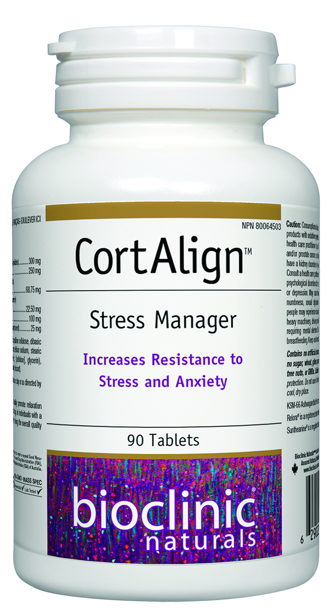 CortAlign stress manager tablets bottle