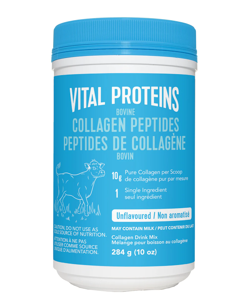 Vital Proteins bovine collagen peptides powder 284g unflavoured drink mix