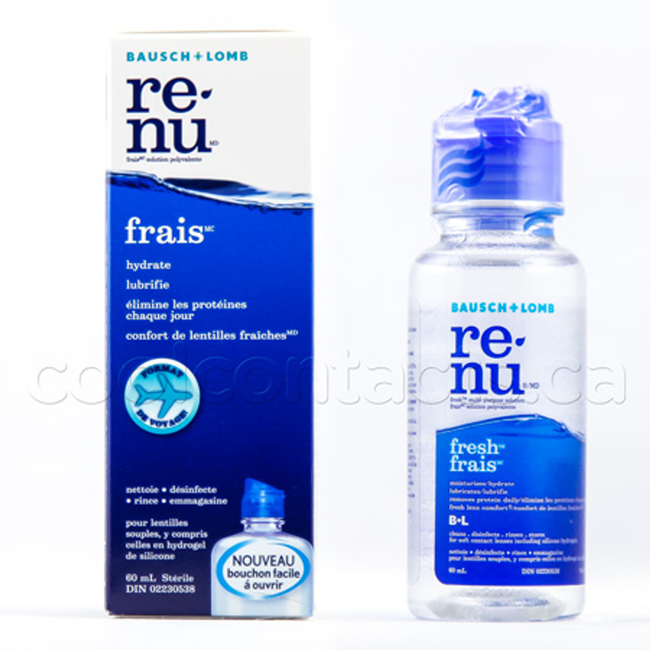 Renu Fresh multi-purpose contact lens solution 60ml by Bausch + Lomb