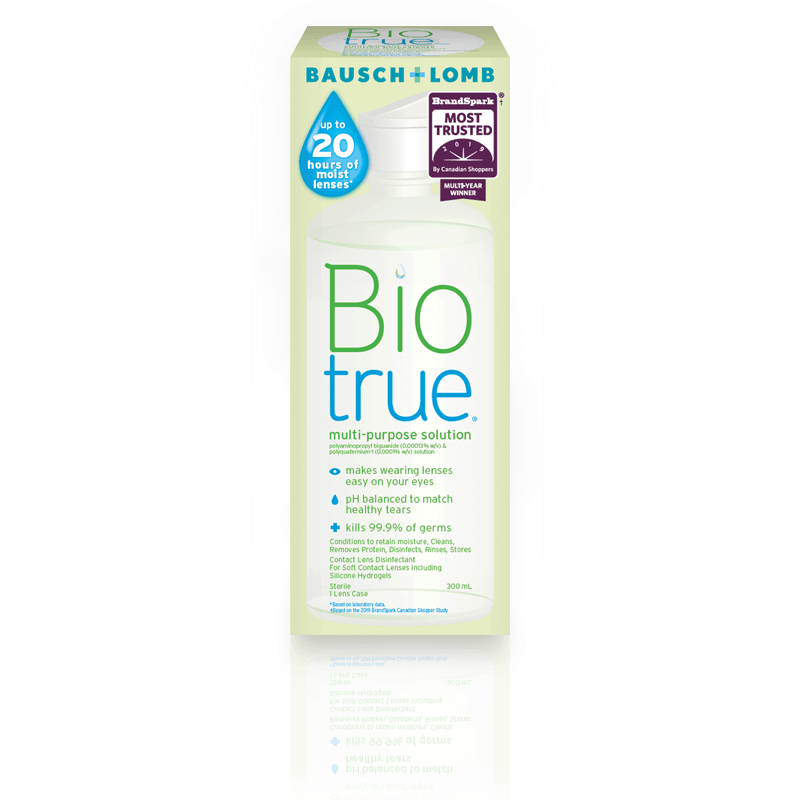 Biotrue 300ml multi-purpose contact lens solution by Bausch + Lomb