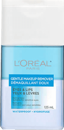 L’Oréal Paris gentle makeup remover 125ml for eyes and lips, waterproof formula