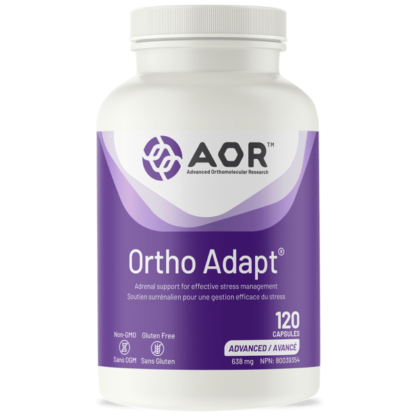 AOR Ortho Adapt 120 capsules for adrenal support and stress management