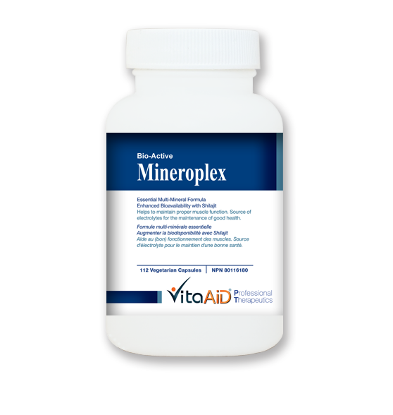 VitaAid Mineroplex multi-mineral supplement with shilajit, supports muscle function and bone health