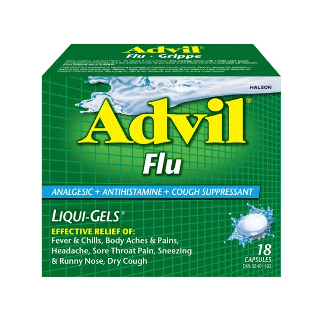 Advil Flu, 18 Liqui-Gel Capsules
