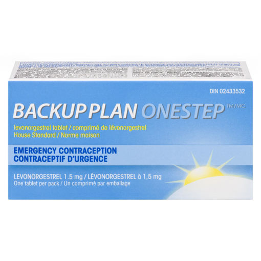 Backup Plan Onestep – Levonorgestrel 1.5 mg Tablet