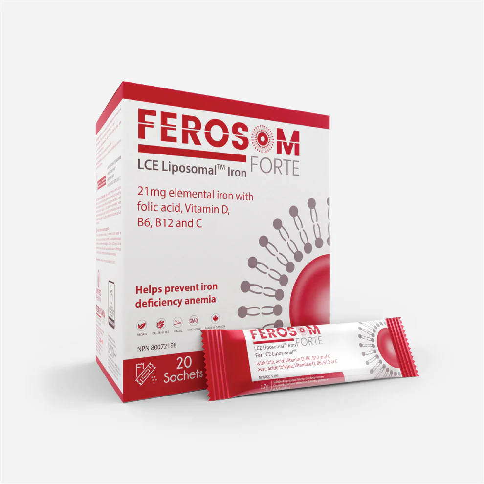Ferosom Forte LCE Liposomal Iron Berry-flavoured, 20 Sachets