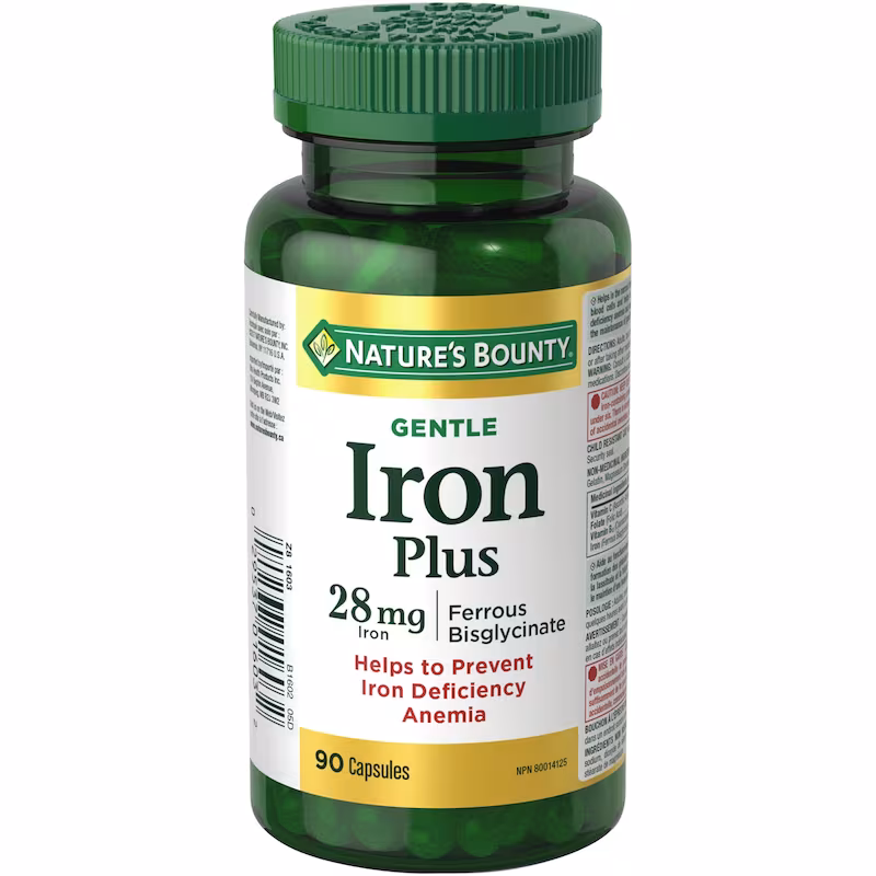 Nature’s Bounty Gentle Iron capsules